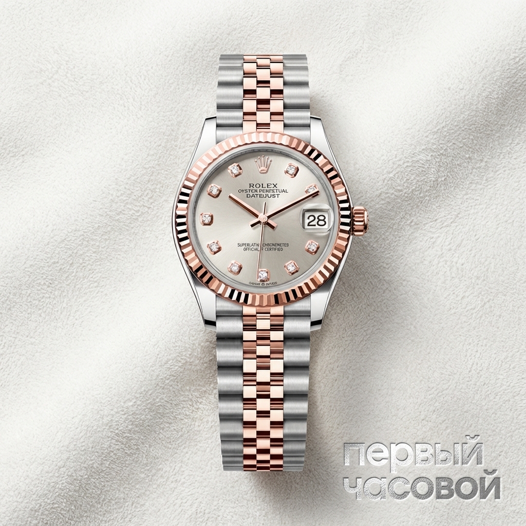 Rolex Datejust 31 vvSteel & Rose Gold Silver Dial