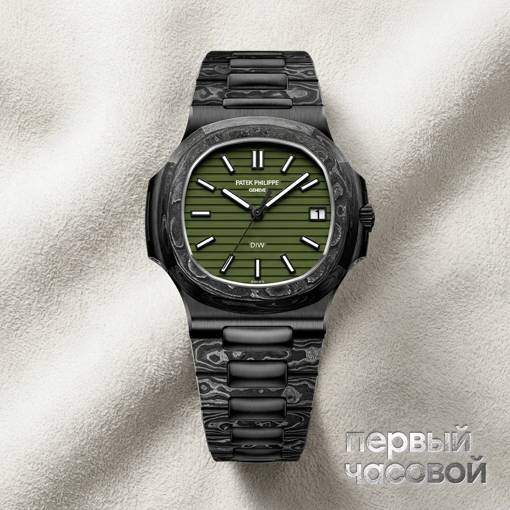 Купить элитные часы DiW Patek Philippe The Black Grail Khaki : в наличии в Москве!