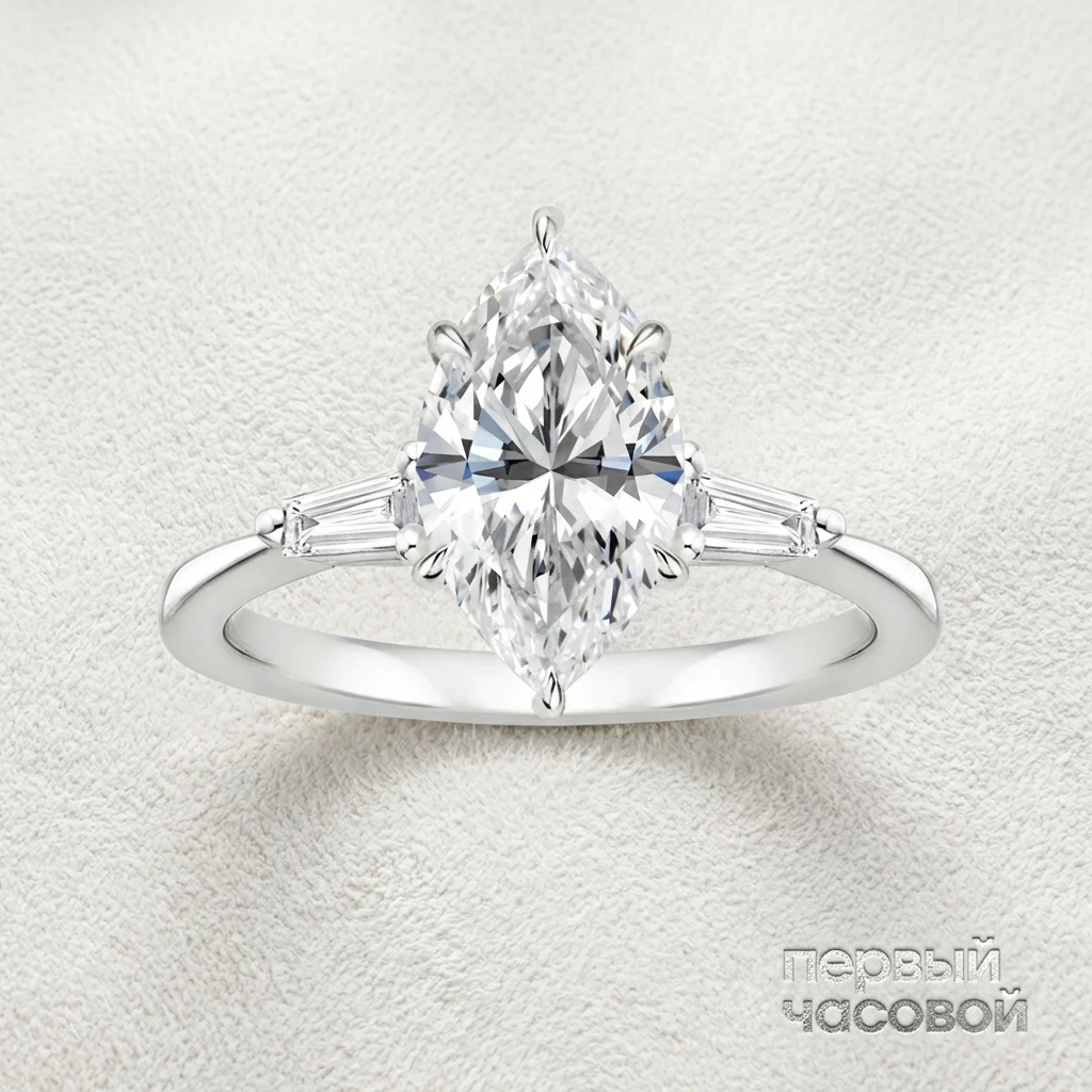 Купить украшение Studio jewelry Кольцо С Бриллиантом 5,85 Ct. L,Faint Brown/Vs2 : в наличии в Москве!