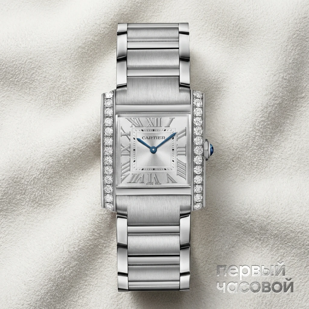 Купить элитные часы Cartier Tank Franсaise Watch W4TA0021: в наличии в Москве!