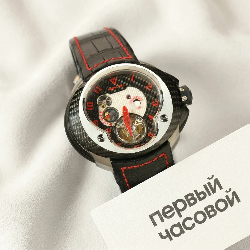 Купить элитные часы Franc Vila Tourbillon Carbon No-1 FVa №1 Carb: в наличии в Москве!
