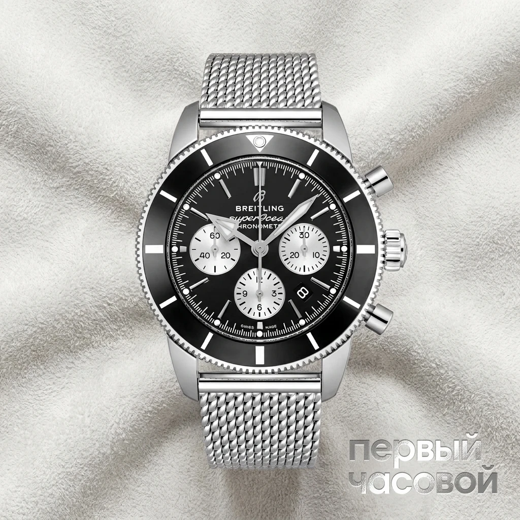 Купить элитные часы Breitling Superocean Heritage B01 Chronograph 44 AB0162121B1A1: в наличии в Москве!