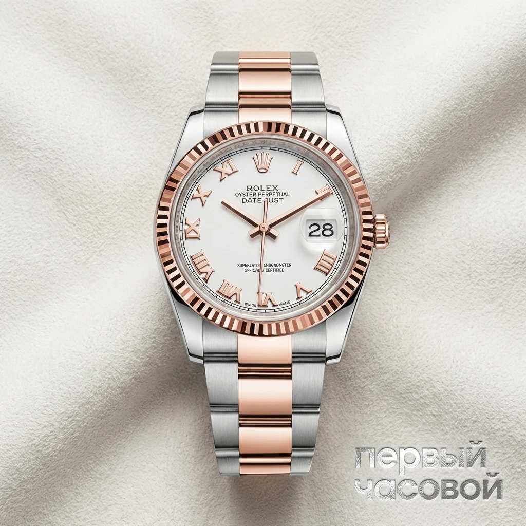 Купить элитные часы Rolex Oyster Perpetual Datejust 36 mm Oyster steel and Everrose gold 116231: в наличии в Москве!