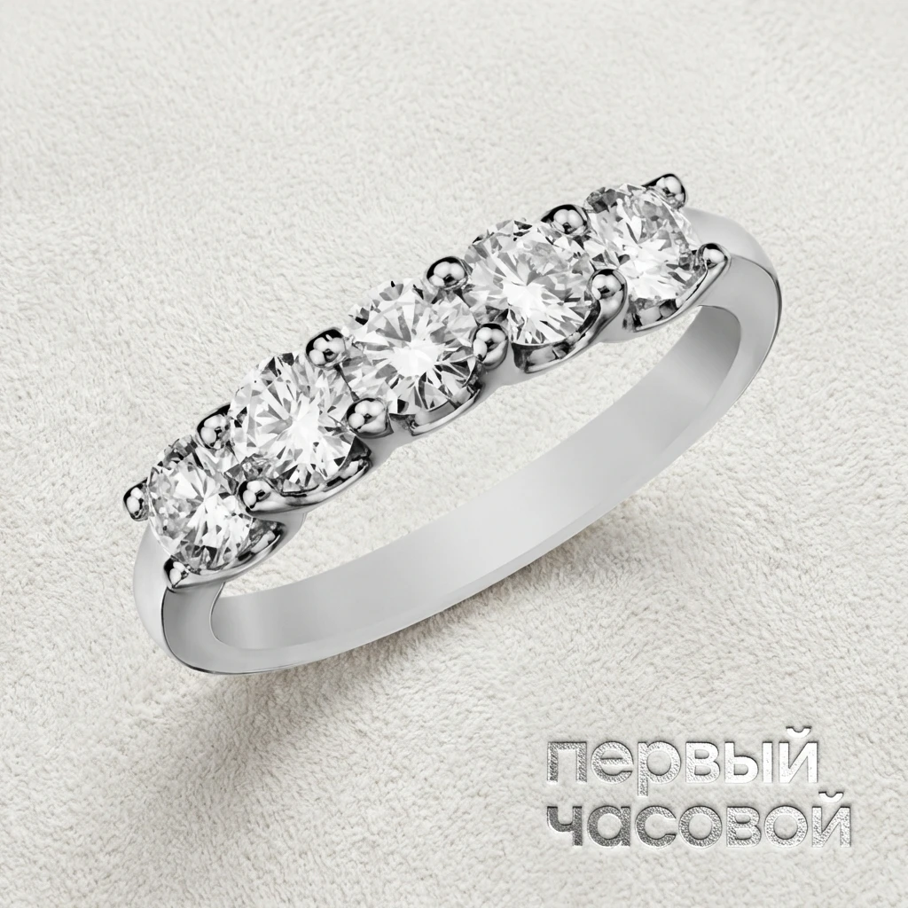 Купить украшение Studio jewelry Кольцо с бриллиантами 1,57 ct. J/Si1 : в наличии в Москве!