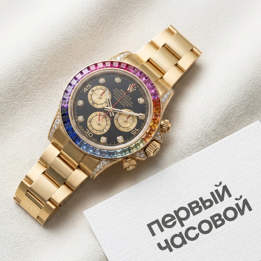 Rolex Oyster Perpetual Cosmograph Daytona Rainbow Custom 116528 — фото 3