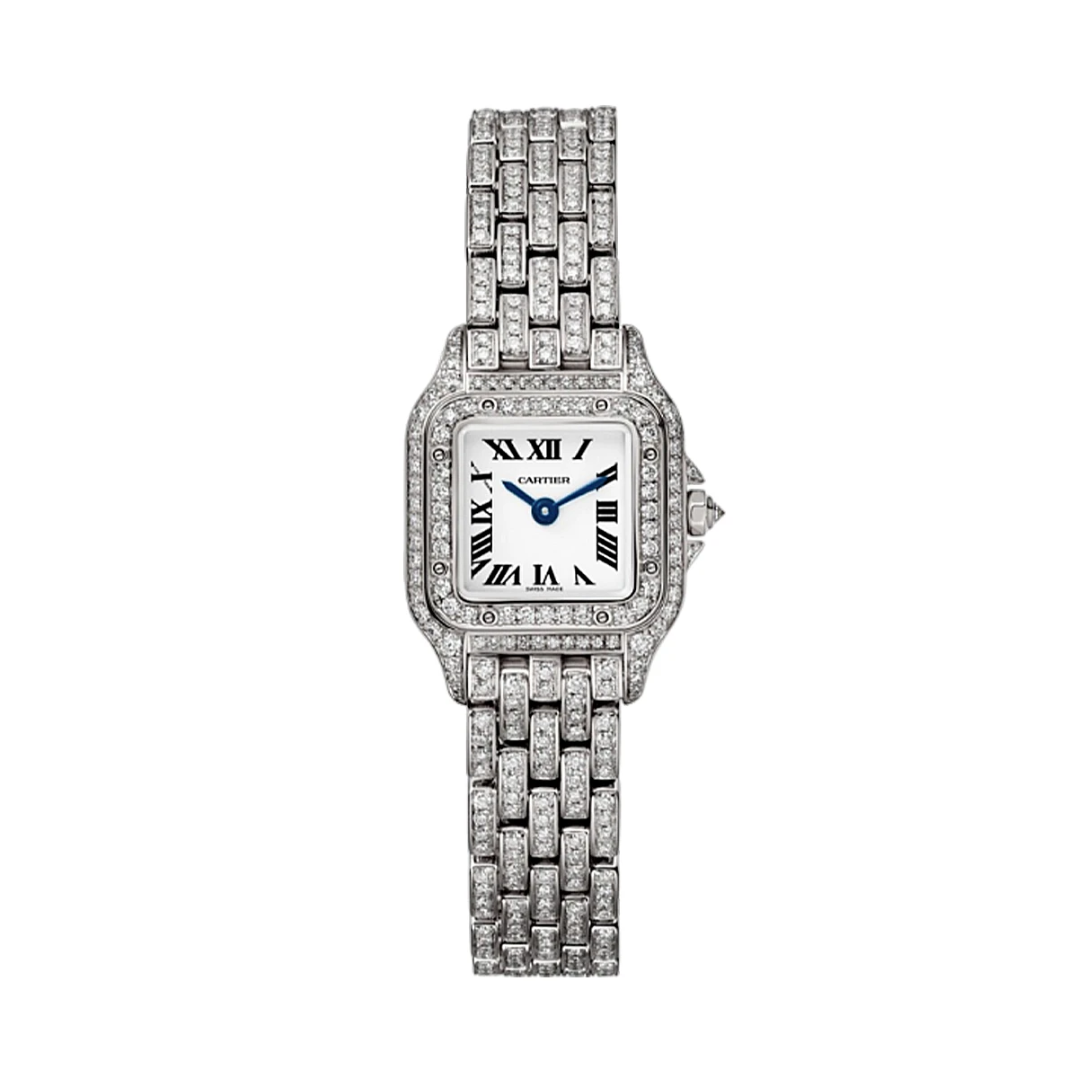 Купить элитные часы Cartier Mini Panthere de Cartier Custom Diamonds Full Pave WSPN0019 FIX: в наличии в Москве!
