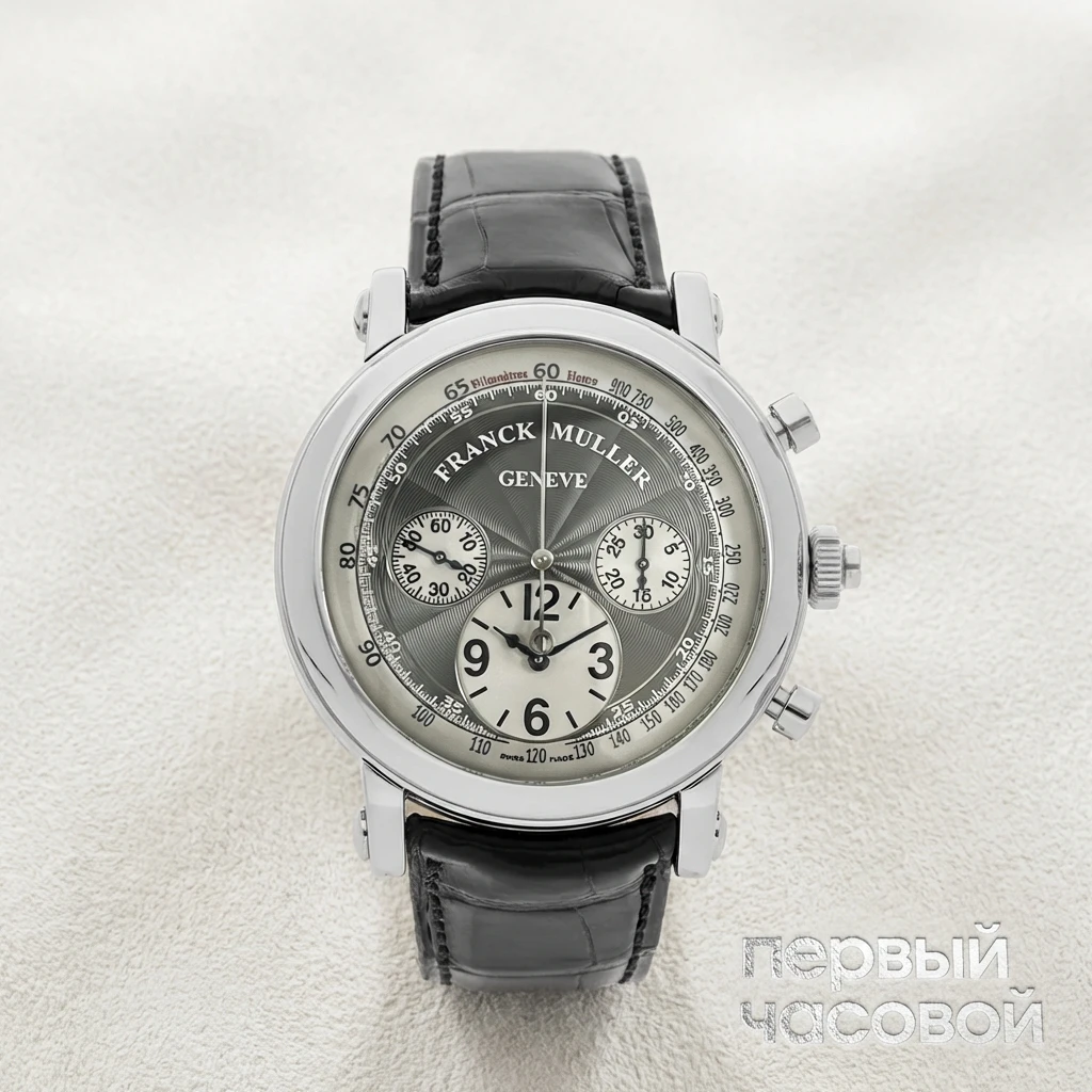 Купить элитные часы Franck Muller Round Chronograph Automatic Steel 44 Mm 7008 CC RC DF: в наличии в Москве!