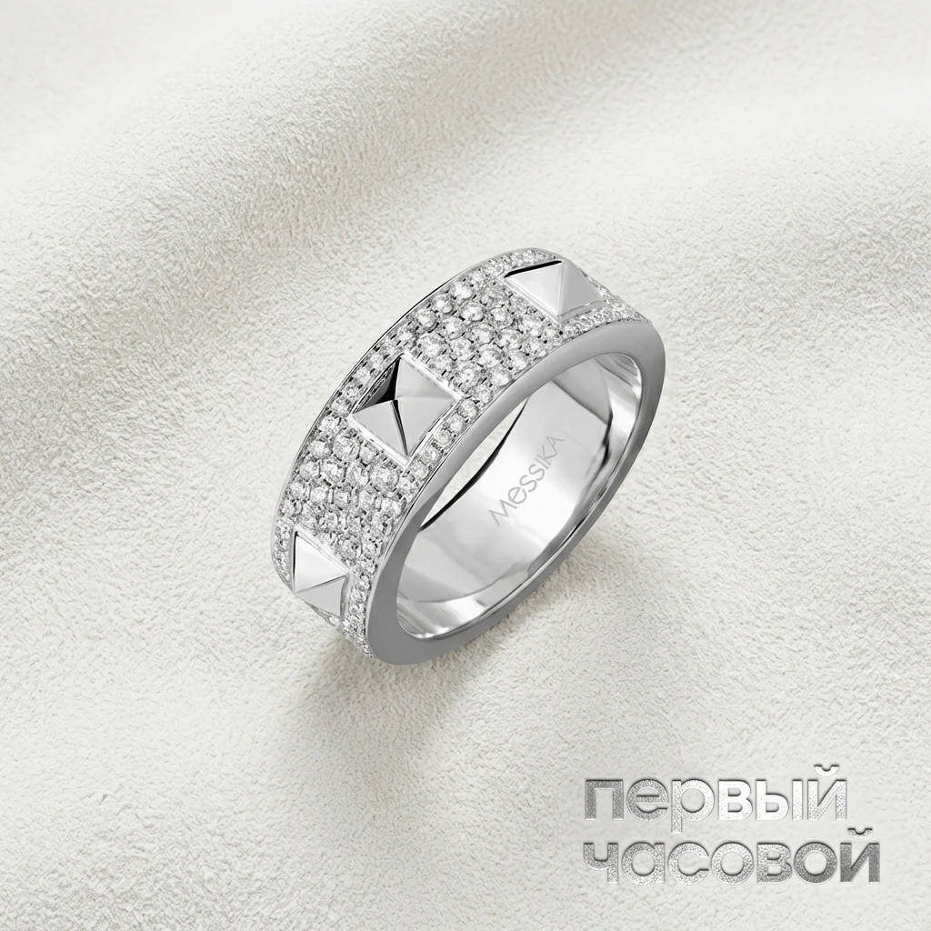 Купить украшение Messika Кольцо Spiky 05437-WG: в наличии в Москве!