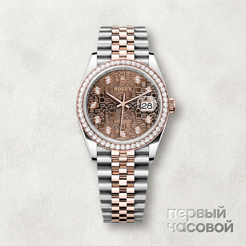 Rolex Oyster Perpetual Datejust 36 Mm Everose Rolesor