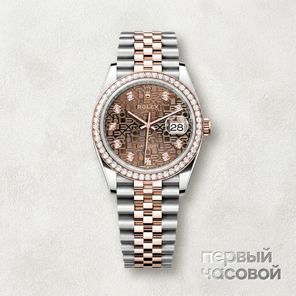 Rolex Oyster Perpetual Datejust 36 Mm Everose Rolesor 126281RBR-0013