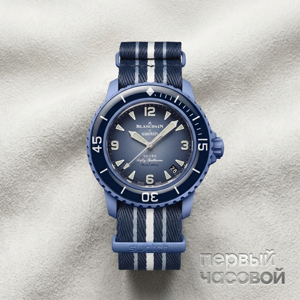 Blancpain Swatch Scuba Fifty Fathoms Atlantic Ocean SO35A100