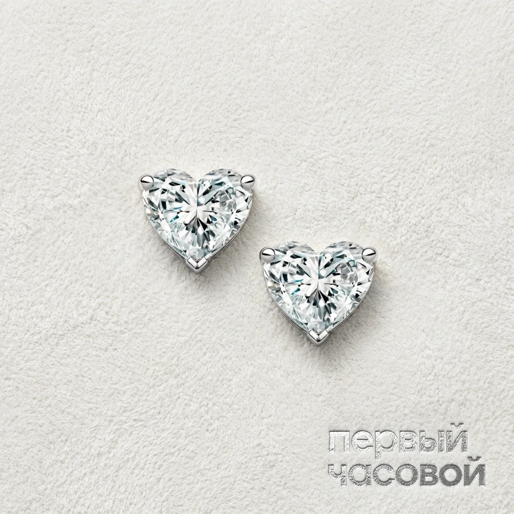 Купить украшение Studio jewelry Серьги 1,01/1,01 ct. F-G/VVS2-VS2 : в наличии в Москве!