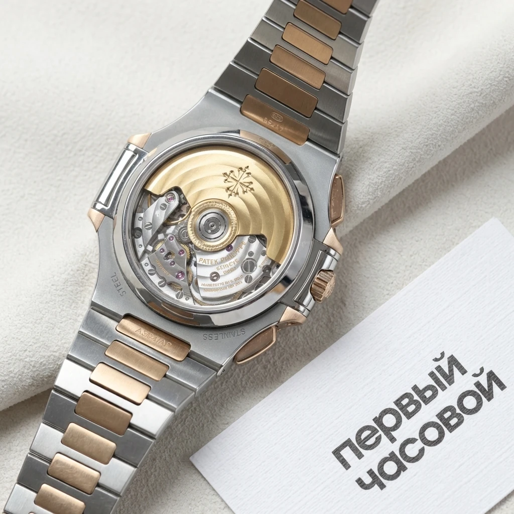 Купить элитные часы Patek Philippe Nautilus Two Tone Blue Dial 5980/1AR-001: в наличии в Москве!