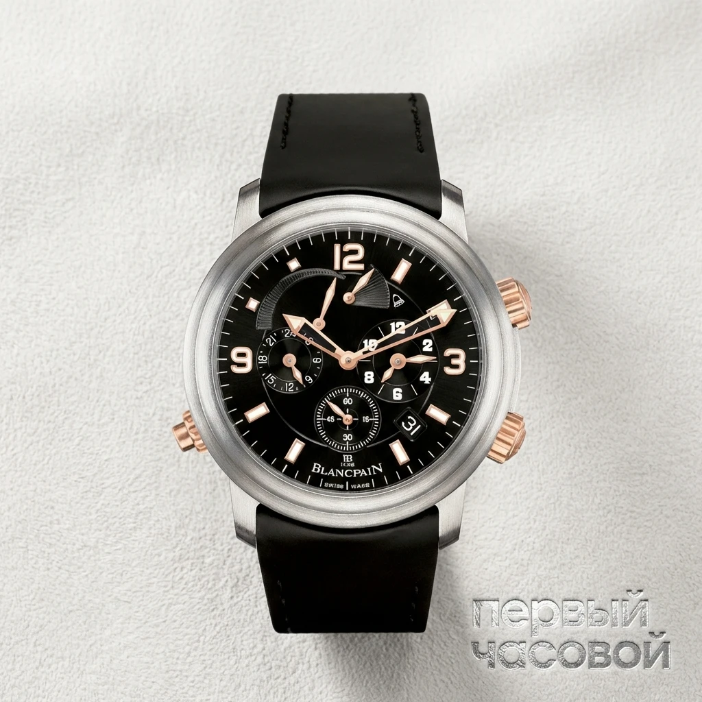 Купить элитные часы Blancpain Reveil Alarm Gmt 2041-12A30-64B: в наличии в Москве!