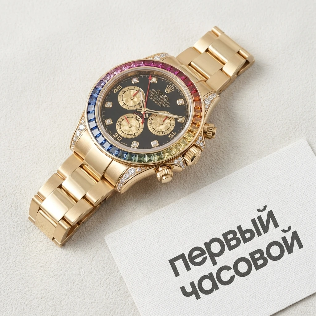 Rolex Oyster Perpetual Cosmograph Daytona Rainbow Custom 116528 — фото 6