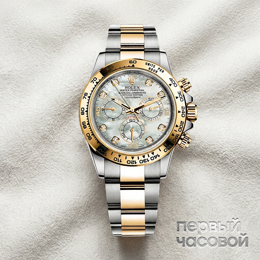 Rolex Oyster Daytona Mother of Pearl Diamonds