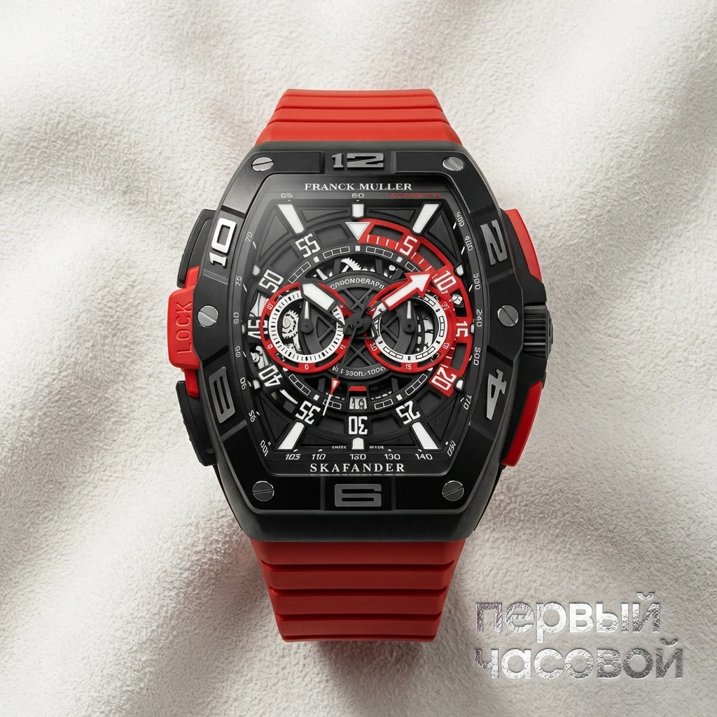 Купить элитные часы Franck Muller Skafander Chronograph SKF 46 DV CC DT TTNRBR TTNR (ER): в наличии в Москве!