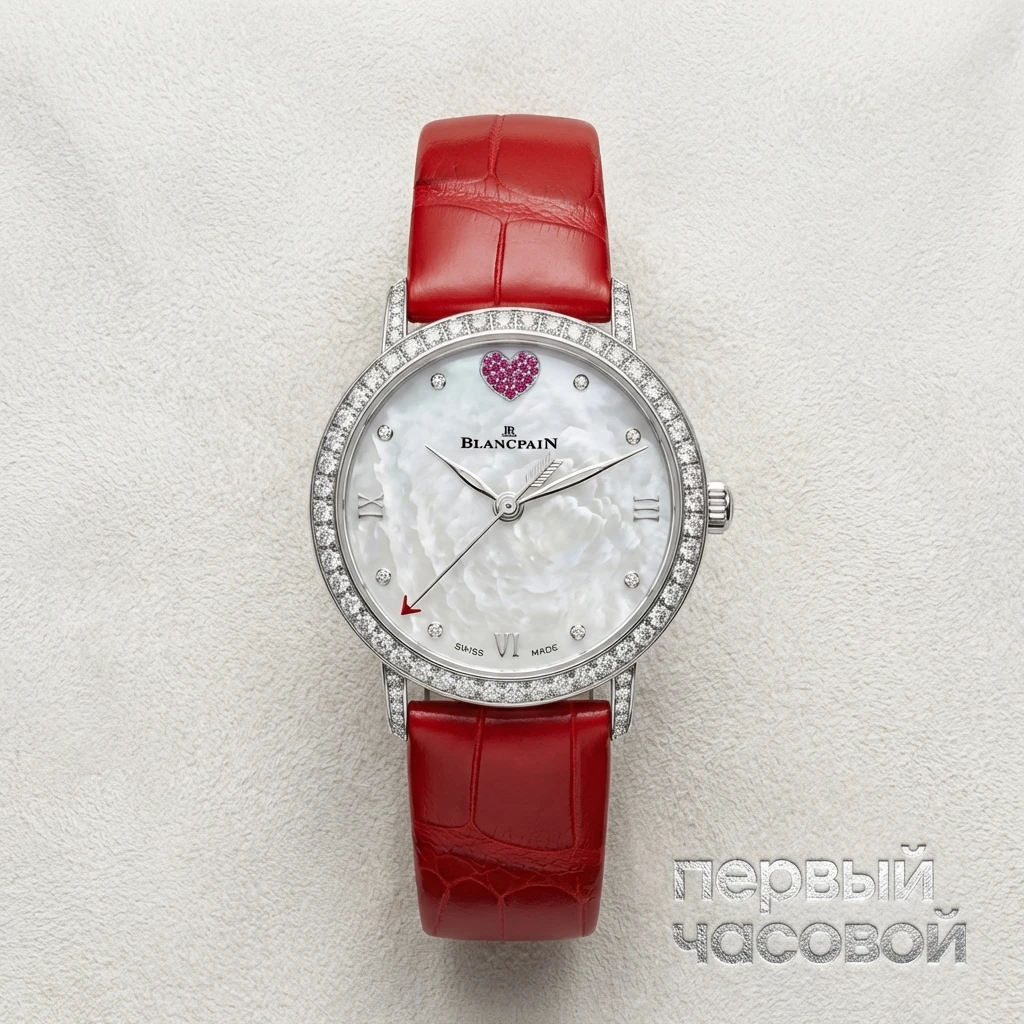 Купить элитные часы Blancpain Villeret Ultraplate Saint Valentin 6104B 4654 99A: в наличии в Москве!