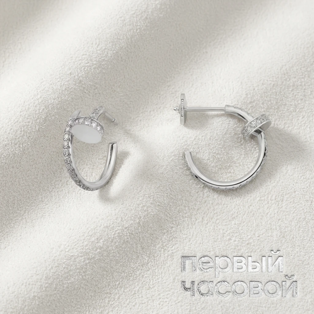 Купить украшение Cartier Juste Un Clou Earrings Wg B8301431: в наличии в Москве!