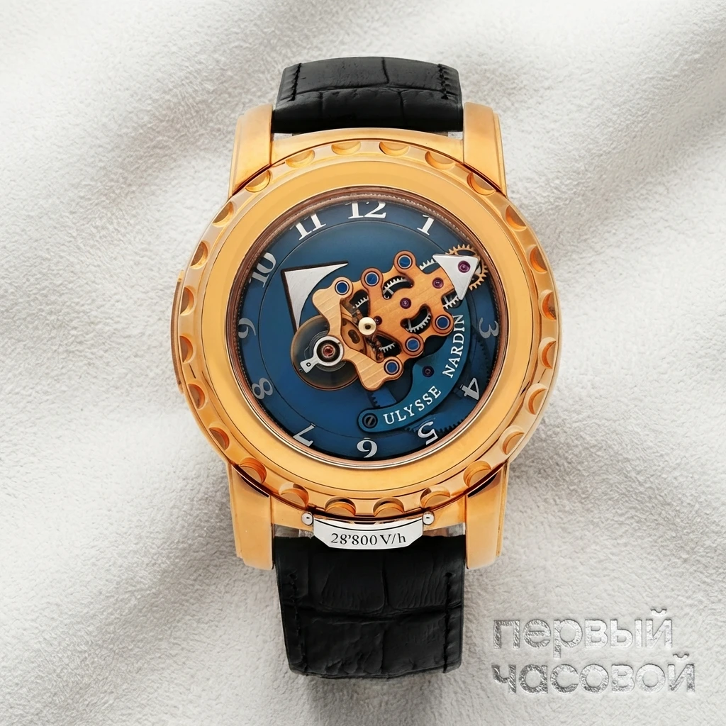 Купить элитные часы Ulysse N Un Freak Rose Gold 026-88: в наличии в Москве!