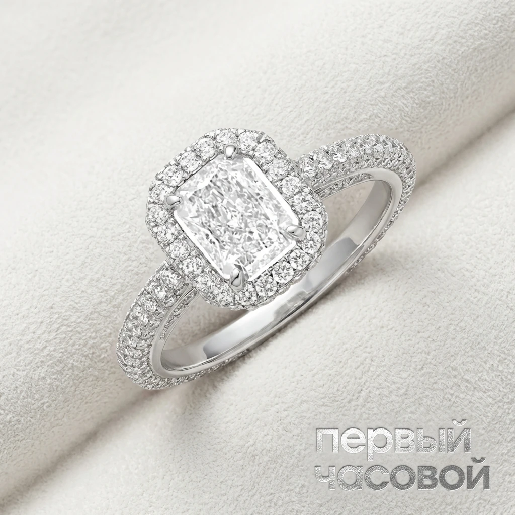 Купить украшение Graff Constellation Cushion Diamond Engagement Ring : в наличии в Москве!