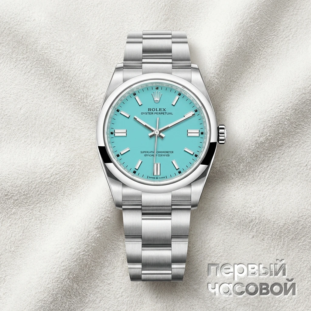 Купить элитные часы Rolex Perpetual 36 Stainless Steel Tiffany Dial 126000: в наличии в Москве!