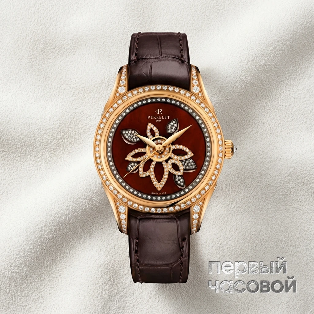 Купить элитные часы Perrelet Diamond Flower Ladies A7002.1: в наличии в Москве!