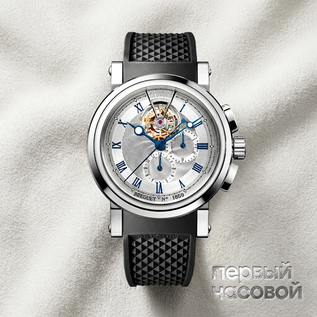 Купить элитные часы Breguet Marine Tourbillon Chronograph Platinum 5837PT/U2/5ZU: в наличии в Москве!