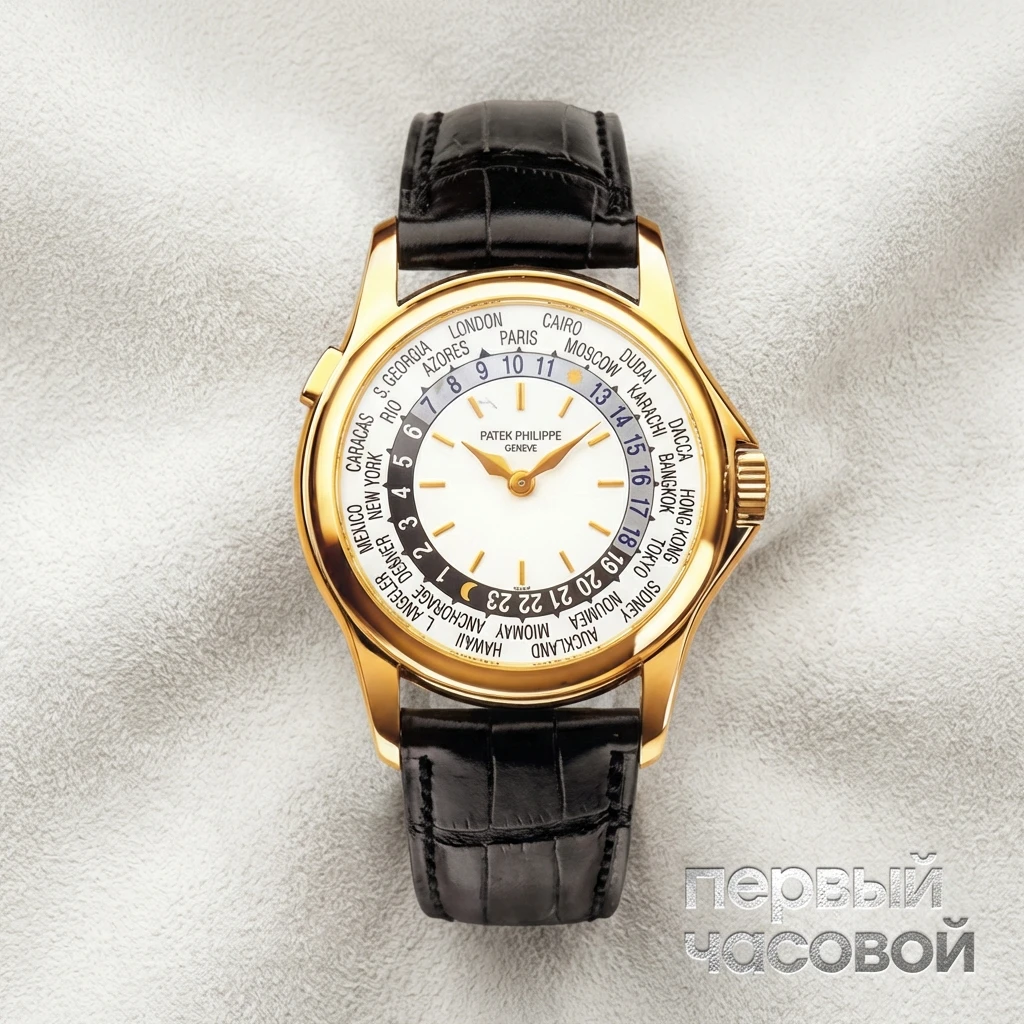 Купить элитные часы Patek Philippe World Time 5110J-001: в наличии в Москве!