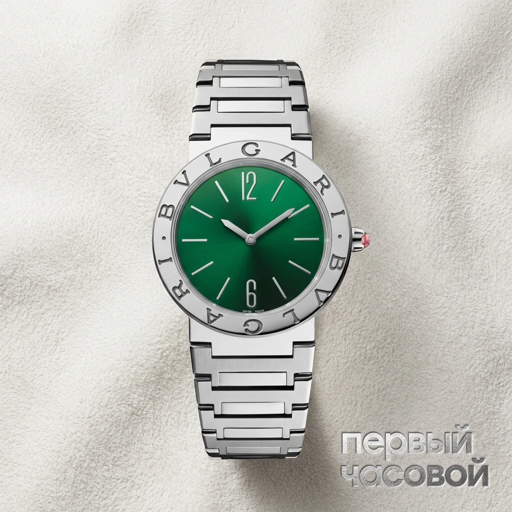 Купить элитные часы Bvlgari Stainless Steel Bvlgari Bvlgari 33mm Green Dial Watch 103693: в наличии в Москве!