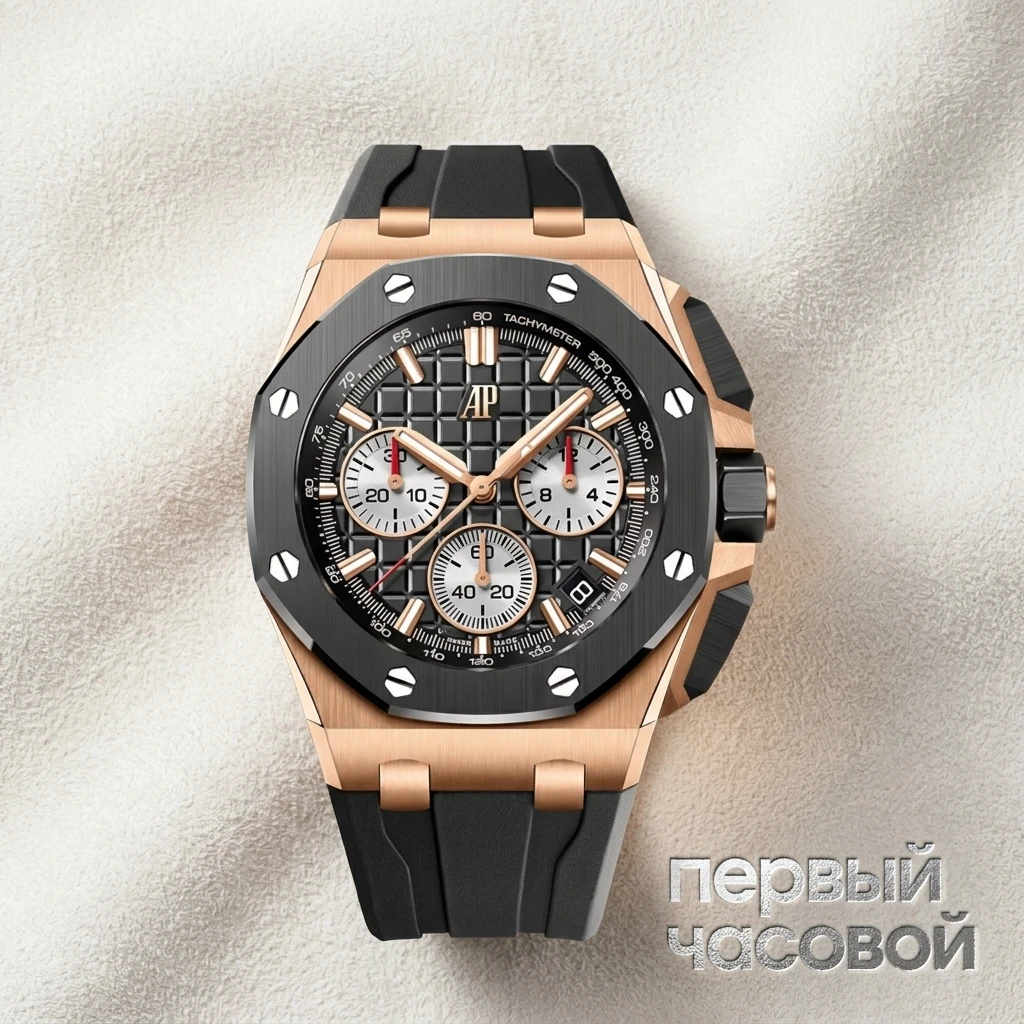 Купить элитные часы Audemars Piguet Royal Oak Offshore Selfwinding Chronograph Rose Gold And Ceramic 43 mm 26420RO.OO.A002CA.01: в наличии в Москве!