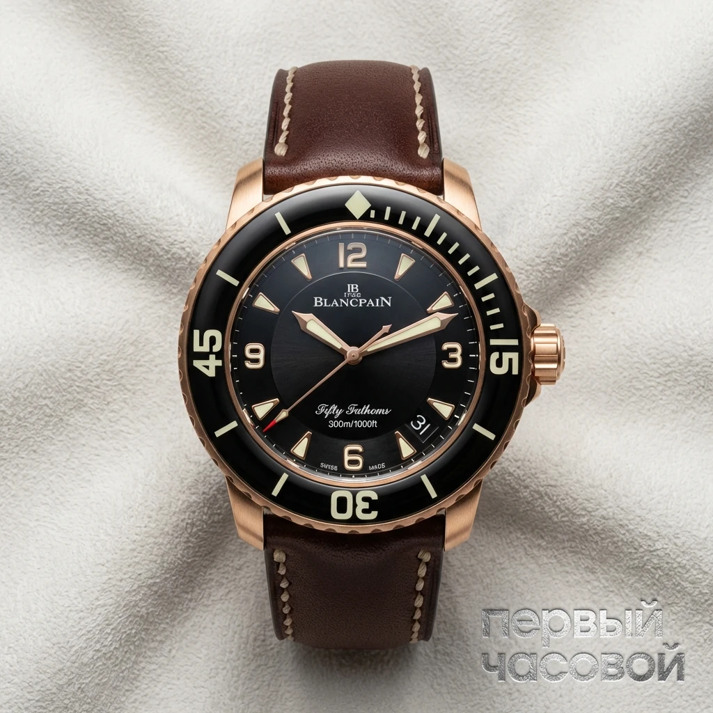 Купить элитные часы Blancpain Fifty Fathoms Automatique 5015A 3630 63B: в наличии в Москве!