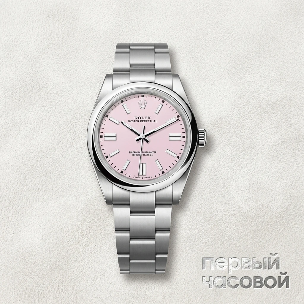 Купить элитные часы Rolex Oyster Perpetual 41 Mm Candy Pink Dial New Model 134300: в наличии в Москве!