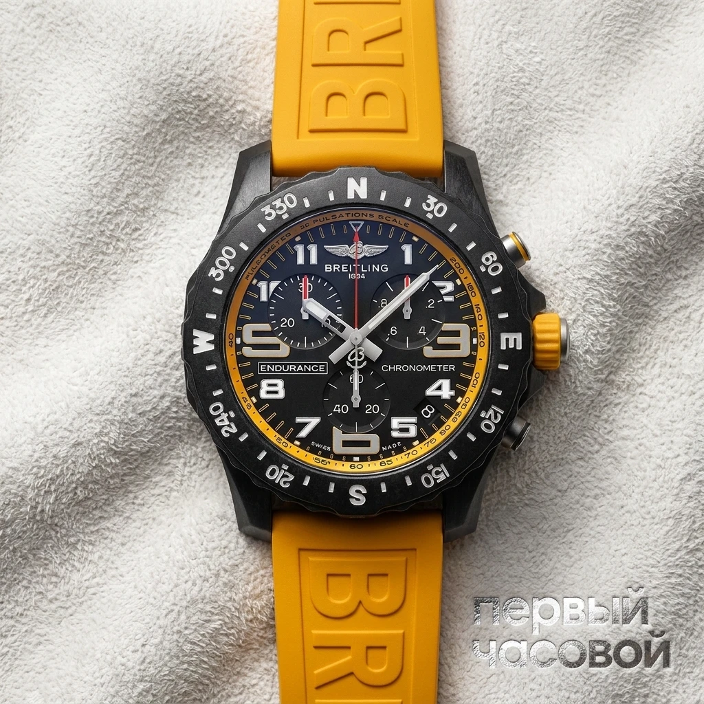 Купить элитные часы Breitling Endurance Pro Breitlight Yellow X82310A41B1S1: в наличии в Москве!