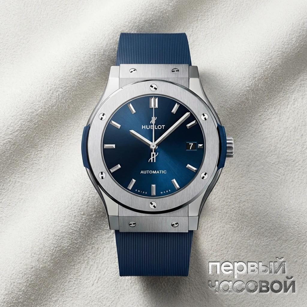 Hublot Fusion 45 mm Blue Titanium Rubber 511.nx.7170.rx
