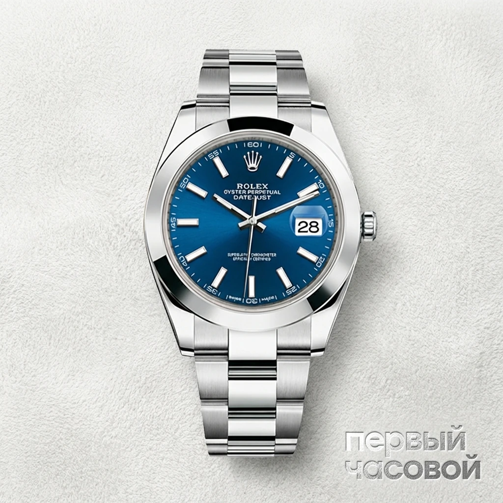 Купить элитные часы Rolex Oyster Perpetual Datejust 41 mm Blue Sticks 126300: в наличии в Москве!