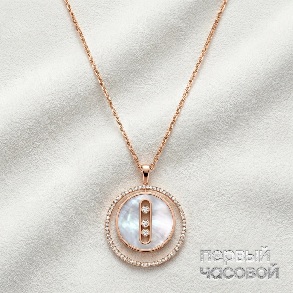 Купить украшение Messika Подвеска White mother-of-pearl Lucky Move MM 10834-PG: в наличии в Москве!