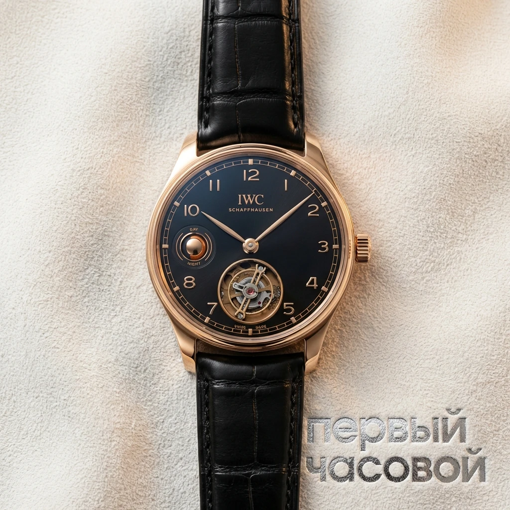 Купить элитные часы Iwc Portugieser Hand-wound Tourbillon Day &amp; Night IW545901: в наличии в Москве!