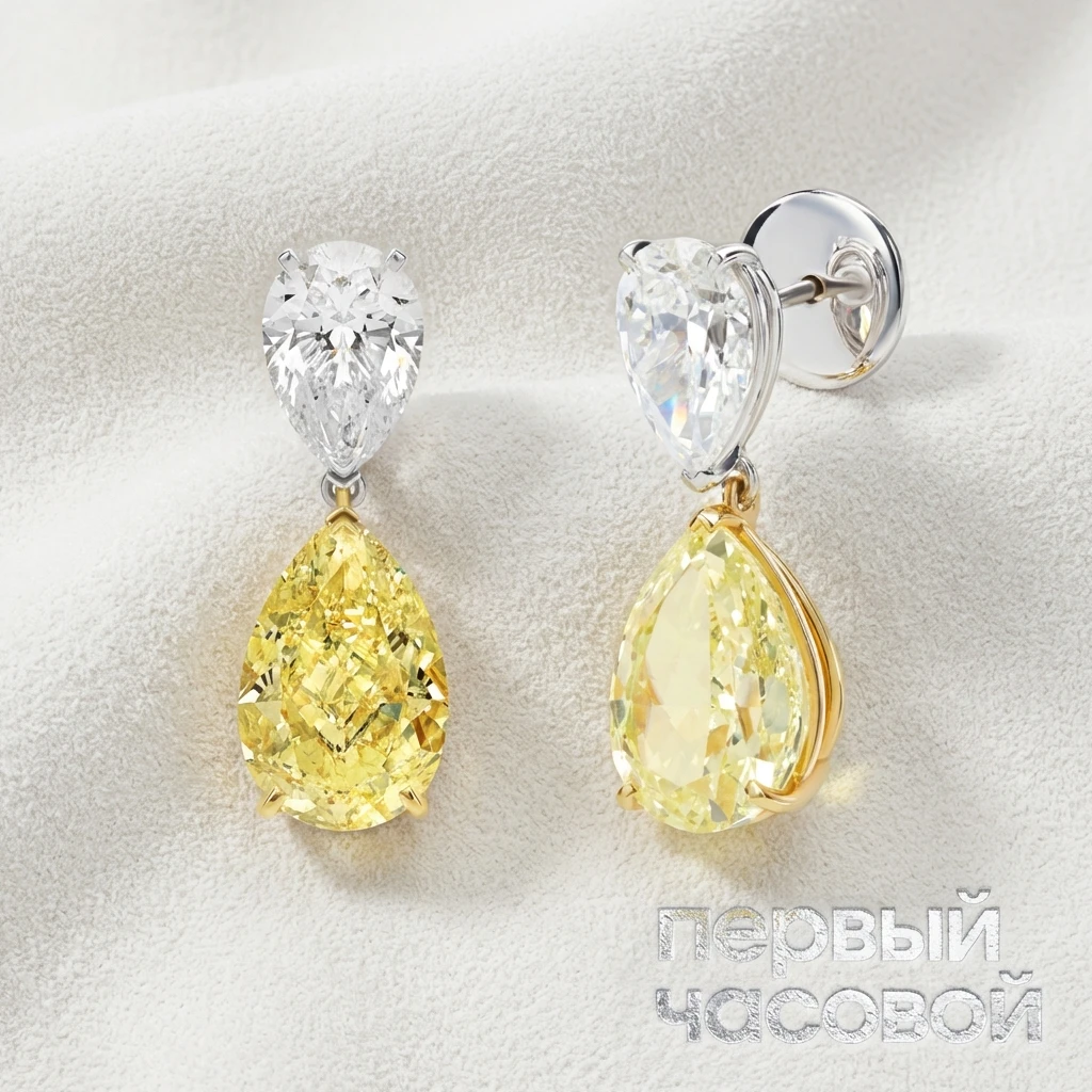 Купить украшение Studio jewelry Серьги С Бриллиантами : в наличии в Москве!