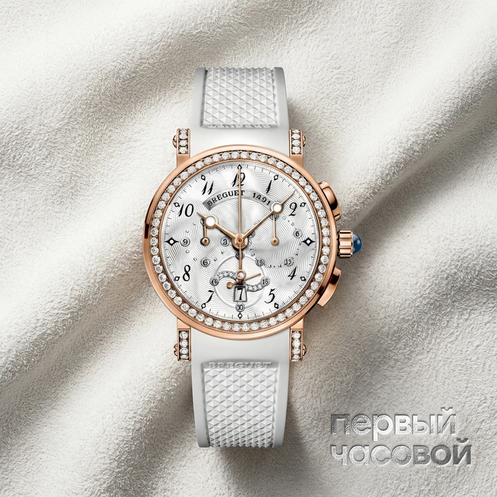 Купить элитные часы Breguet Marine Lady Chronograph Rose Gold 8828BR: в наличии в Москве!