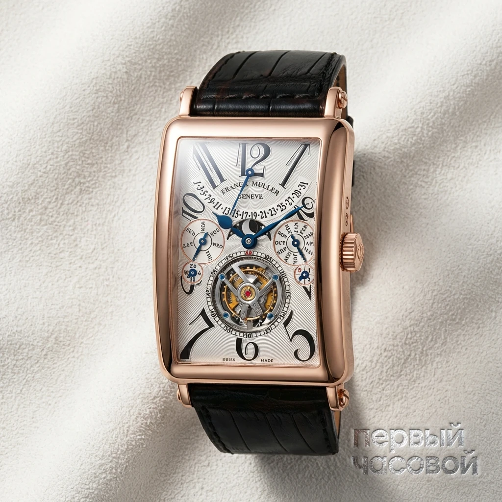 Купить элитные часы Franck Muller Perpetual Calendar Rose Gold Silver Dial 1350 T QP: в наличии в Москве!