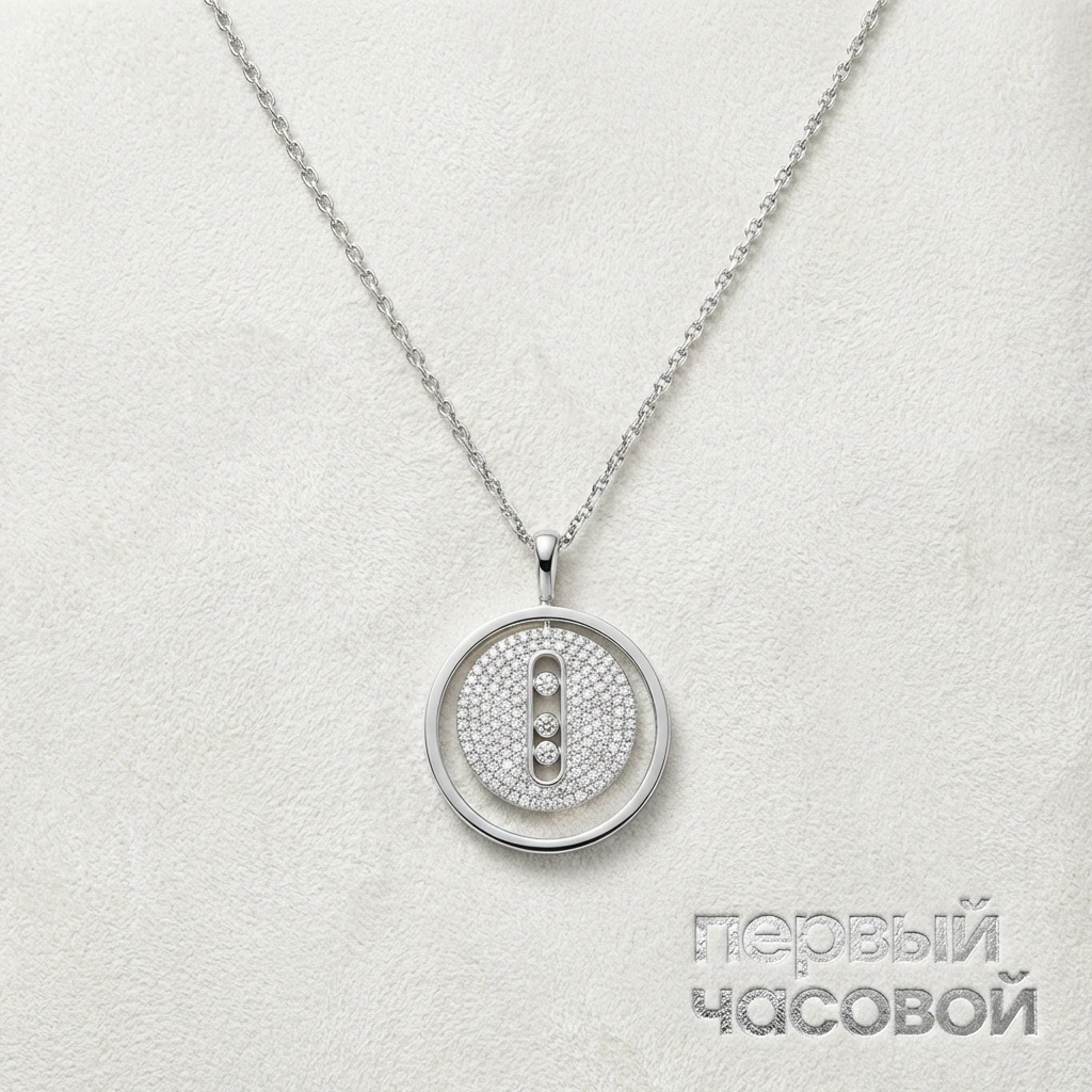 Купить украшение Messika Подвеска Lucky Move Mm Pavé 07395-WG: в наличии в Москве!