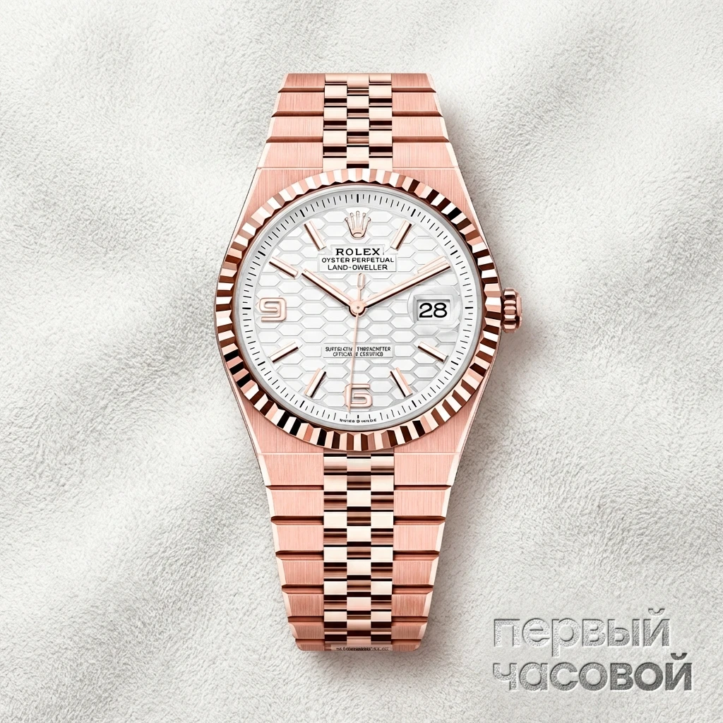 Купить элитные часы Rolex Land Dweller Rose Gold 40 127334: в наличии в Москве!