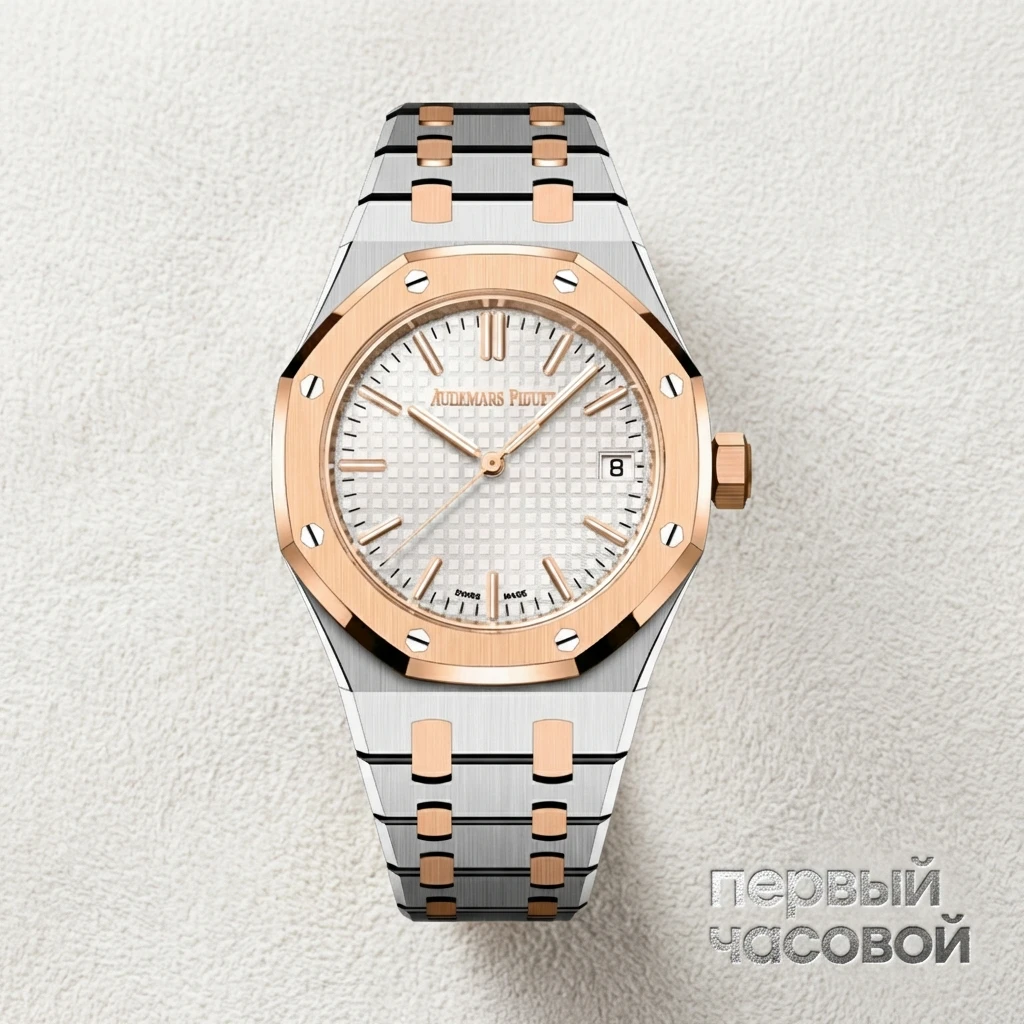 Audemars Piguet Royal Oak 37 Mm Steel Rose Gold 15550SR.OO.1356SR.02