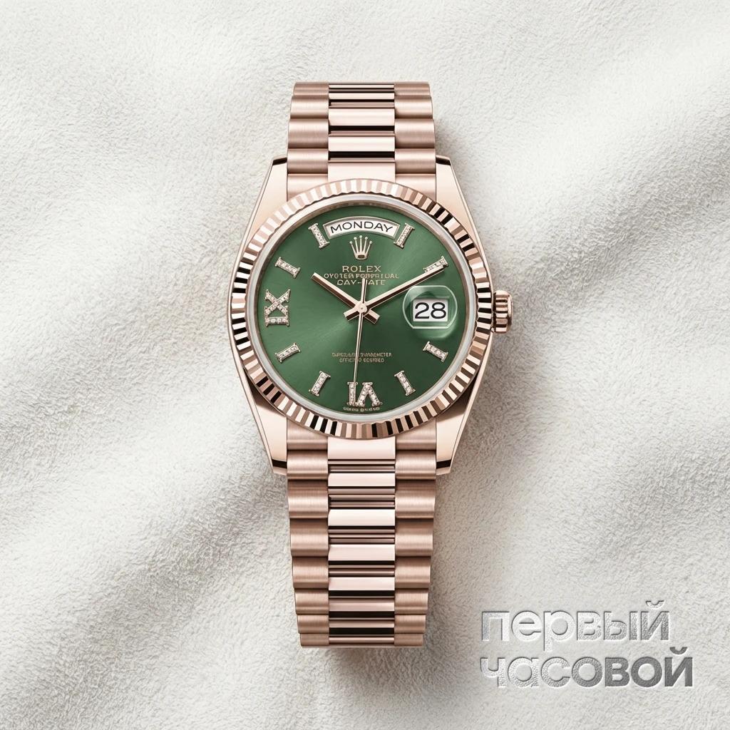 Rolex Day-Date 36Mm Everose Gold 128235-0068
