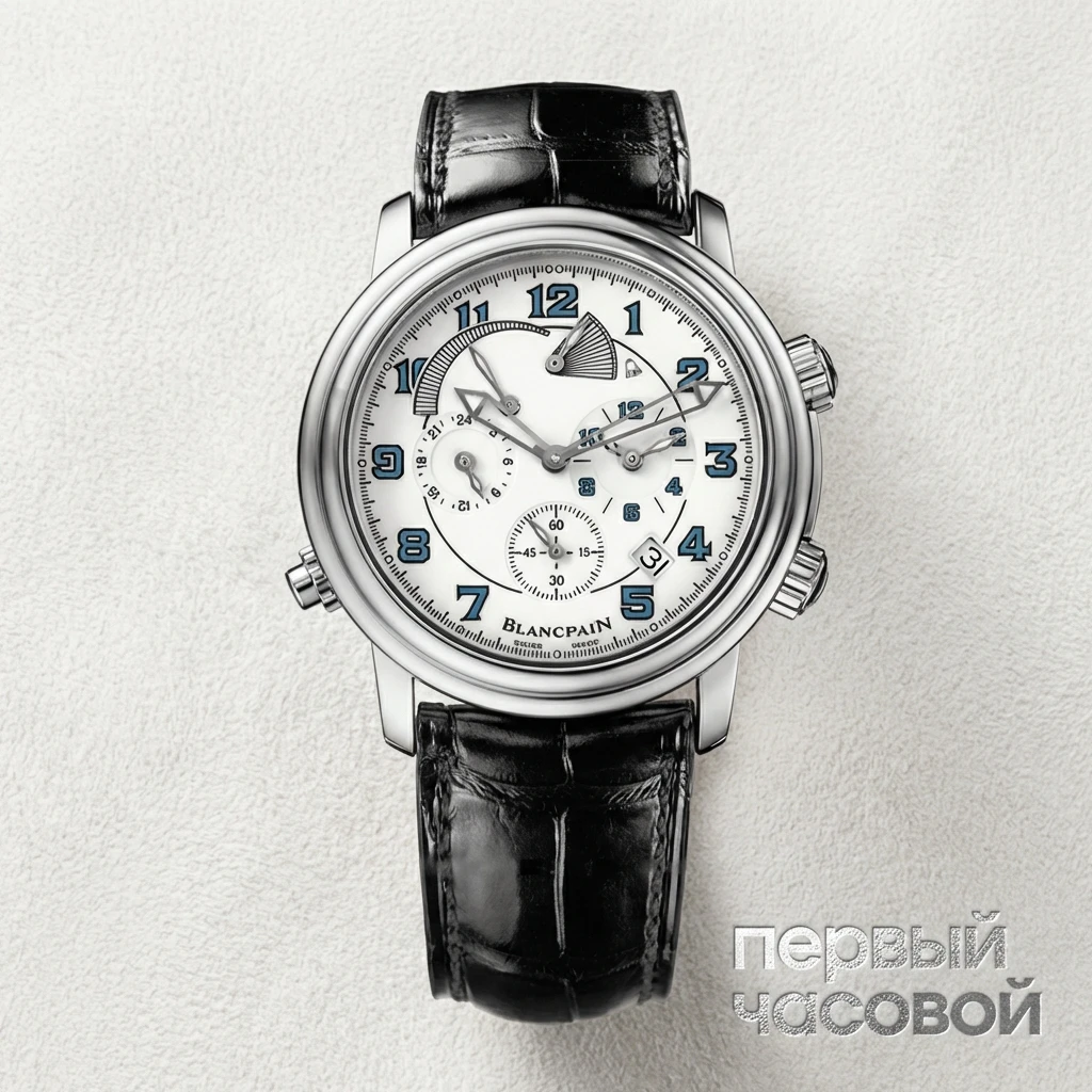 Купить элитные часы Blancpain Leman Reveil GMT Alarm Steel 2041-1127M-53B: в наличии в Москве!