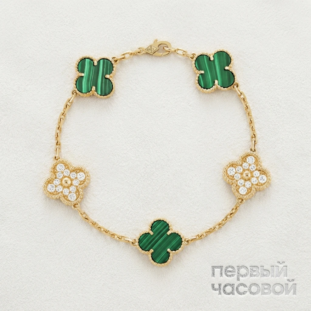 Купить украшение Van Cleef &amp; Arpels Браслет Vintage Alhambra Vcaro7Gq00 VCARO7GQ00: в наличии в Москве!