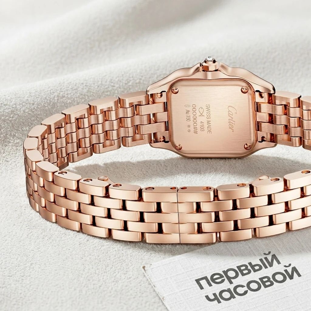 Купить элитные часы Cartier Panthère De Cartier Mini Rose Gold And Diamonds WJPN0063: в наличии в Москве!