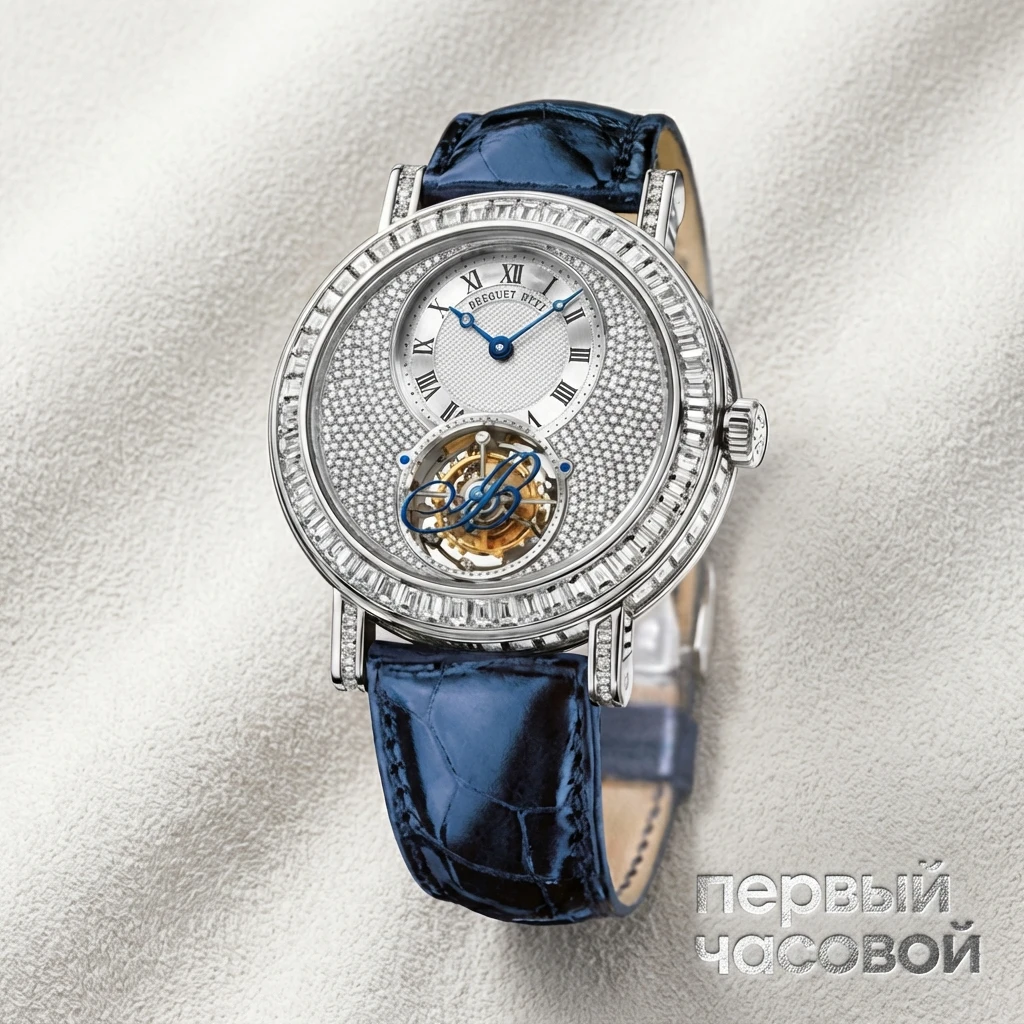 Купить элитные часы Breguet Tourbillon Flying B Diamond 5359BB/6B/9V6 DD00: в наличии в Москве!