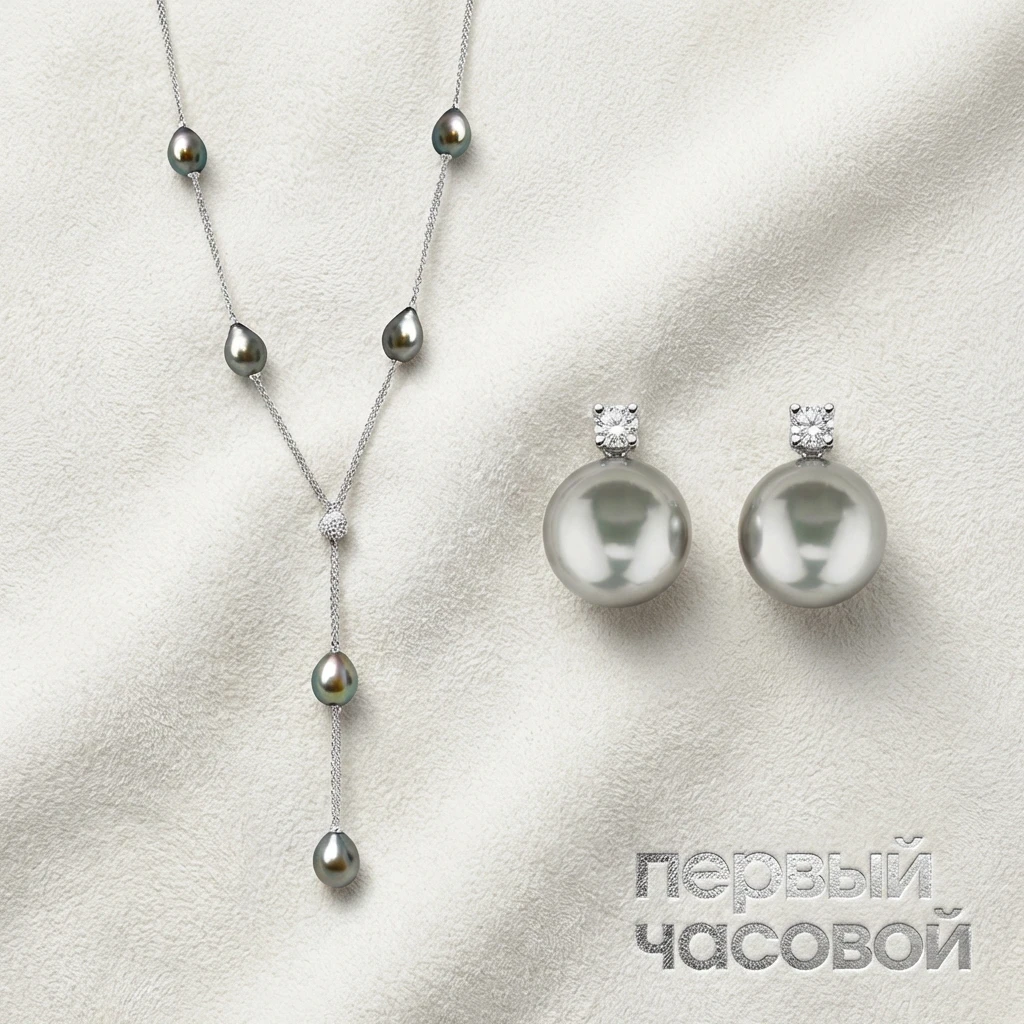 Купить украшение Damiani Комплект Pearl &amp; Diamonds : в наличии в Москве!